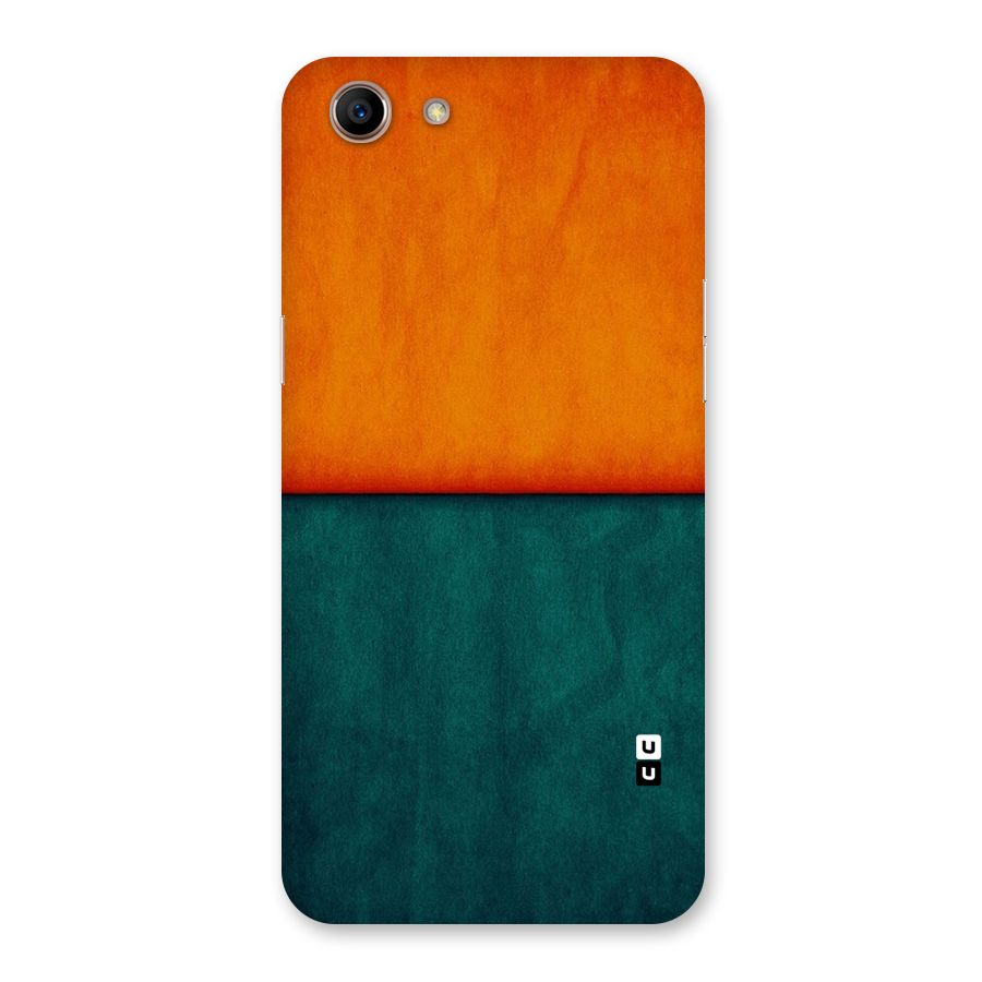 Orange Green Shade Back Case for Oppo A83 (2018)