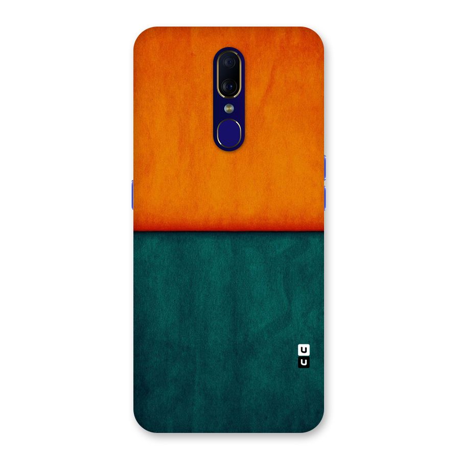 Orange Green Shade Back Case for Oppo A9