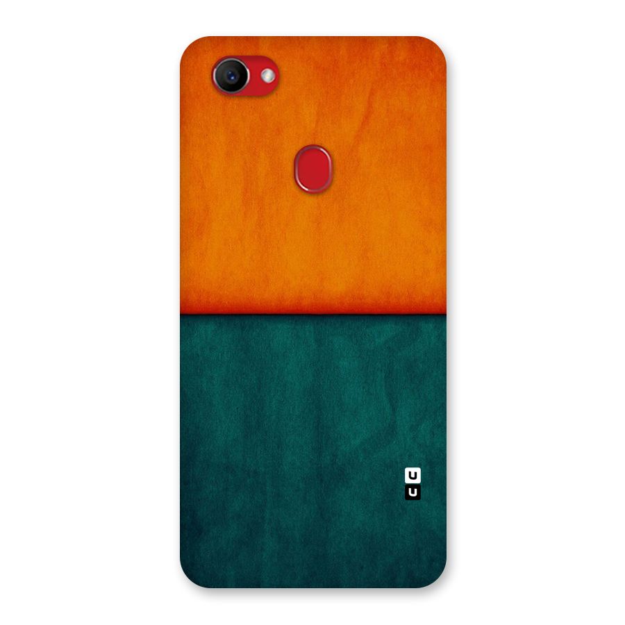 Orange Green Shade Back Case for Oppo F7