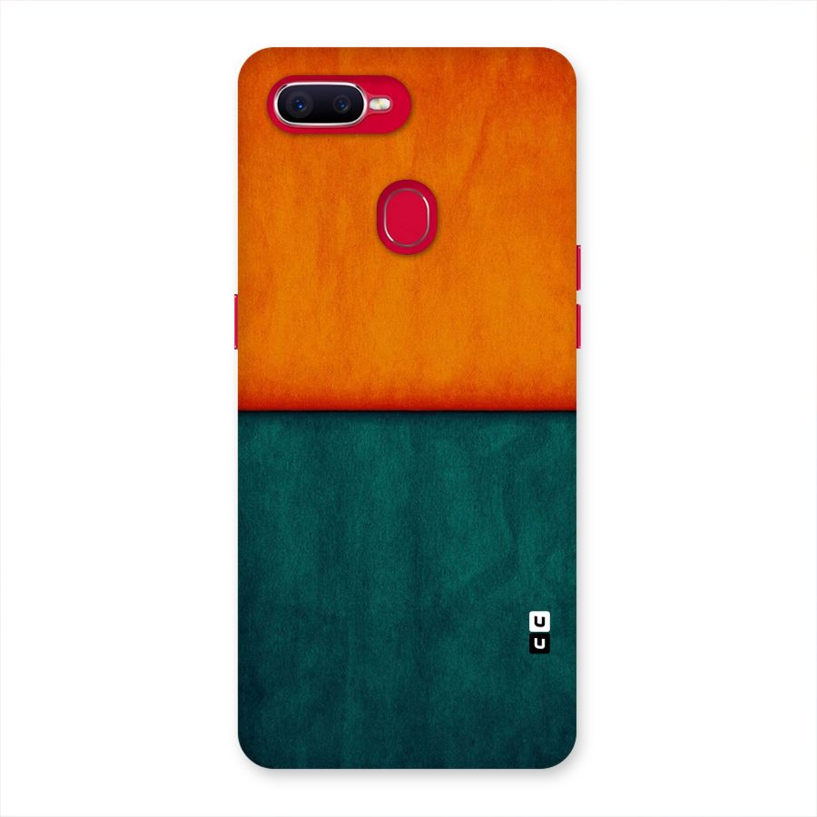 Orange Green Shade Back Case for Oppo F9 Pro