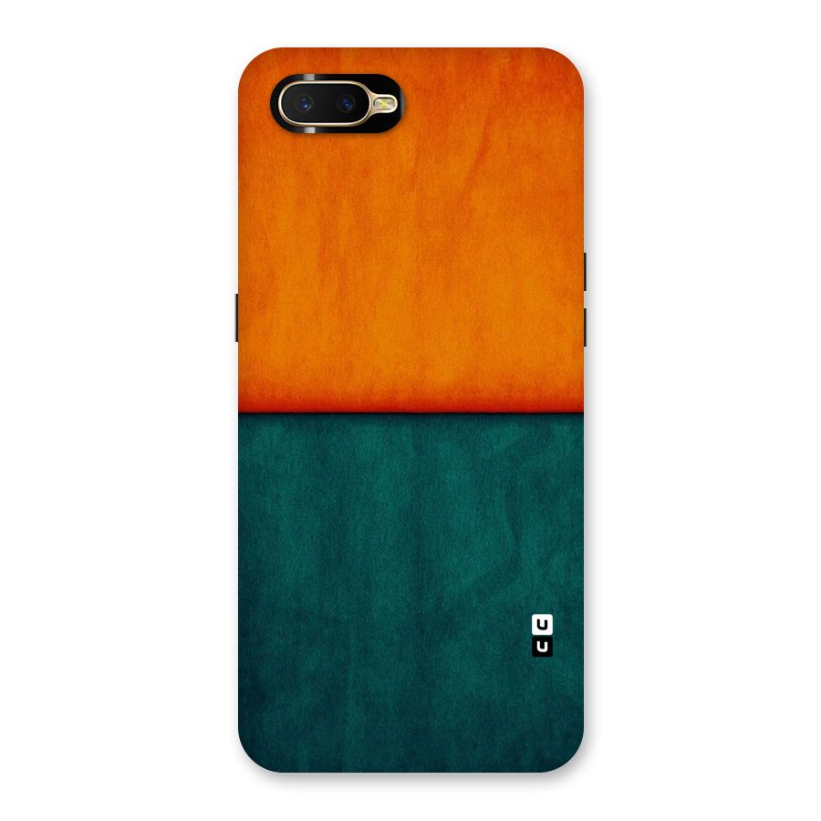 Orange Green Shade Back Case for Oppo K1