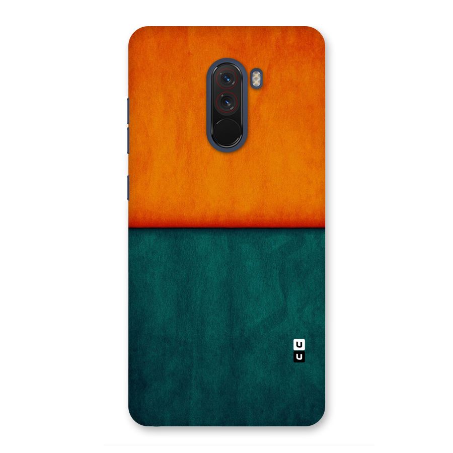 Orange Green Shade Back Case for Poco F1