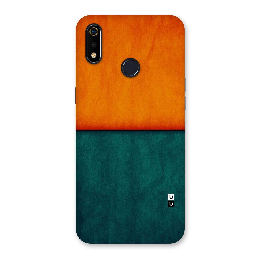 Orange Green Shade Back Case for Realme 3i