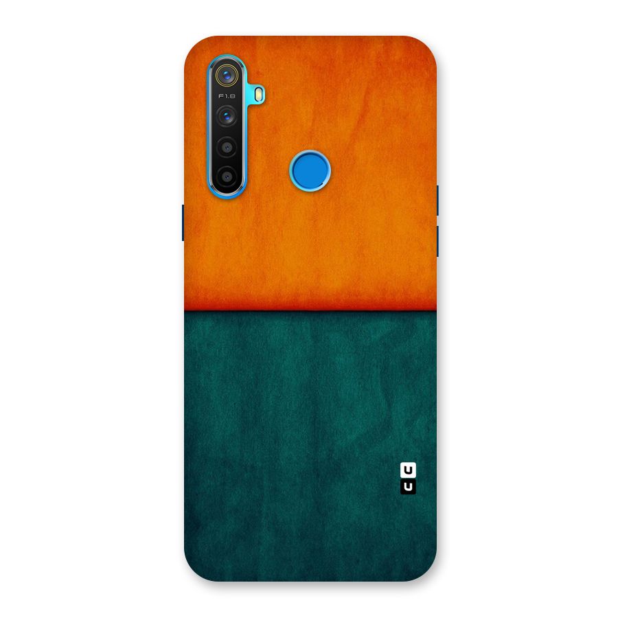 Orange Green Shade Back Case for Realme 5