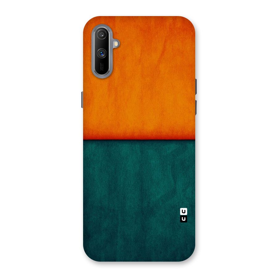 Orange Green Shade Back Case for Realme C3