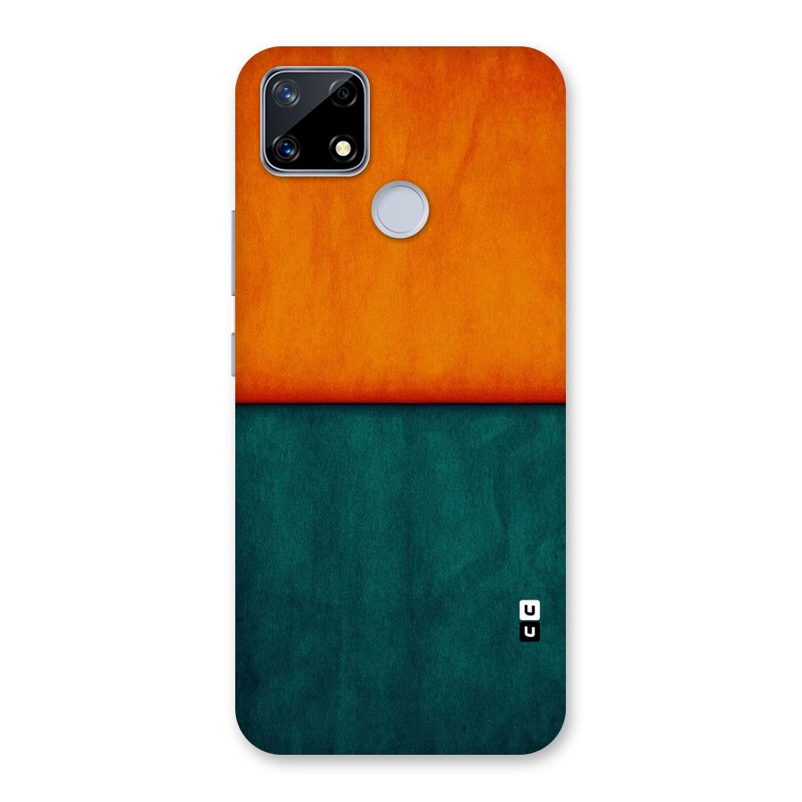 Orange Green Shade Back Case for Realme Narzo 20