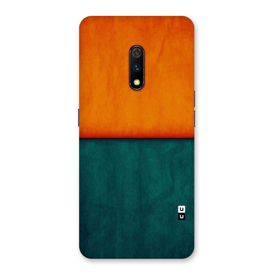 Orange Green Shade Back Case for Realme X