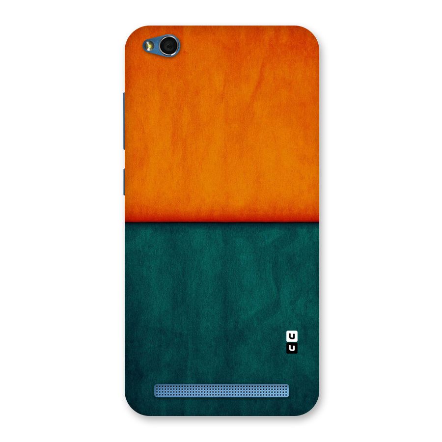 Orange Green Shade Back Case for Redmi 5A
