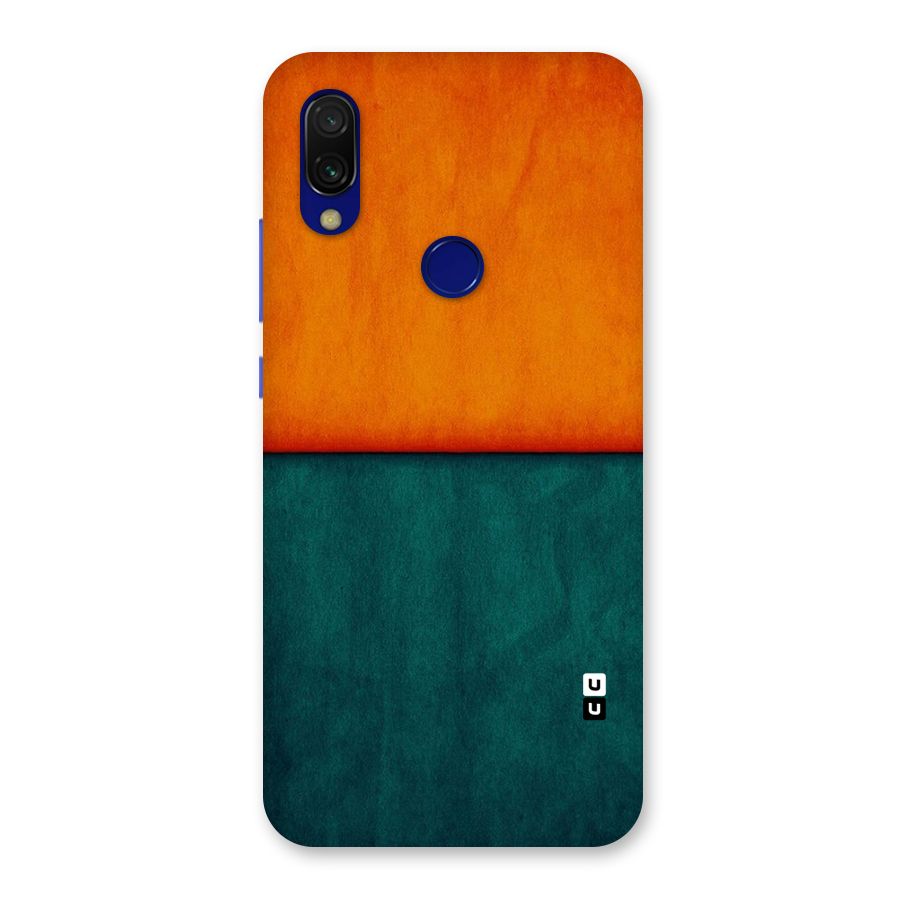 Orange Green Shade Back Case for Redmi 7