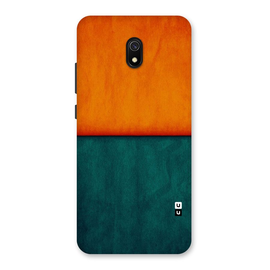 Orange Green Shade Back Case for Redmi 8A