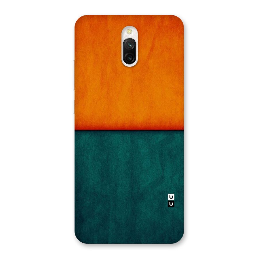 Orange Green Shade Back Case for Redmi 8A Dual