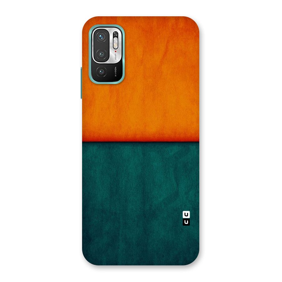 Orange Green Shade Back Case for Redmi Note 10T 5G