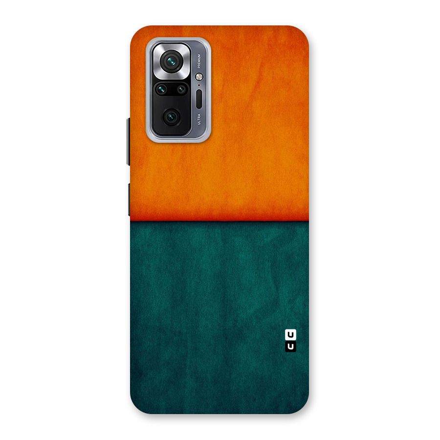 Orange Green Shade Back Case for Redmi Note 10 Pro