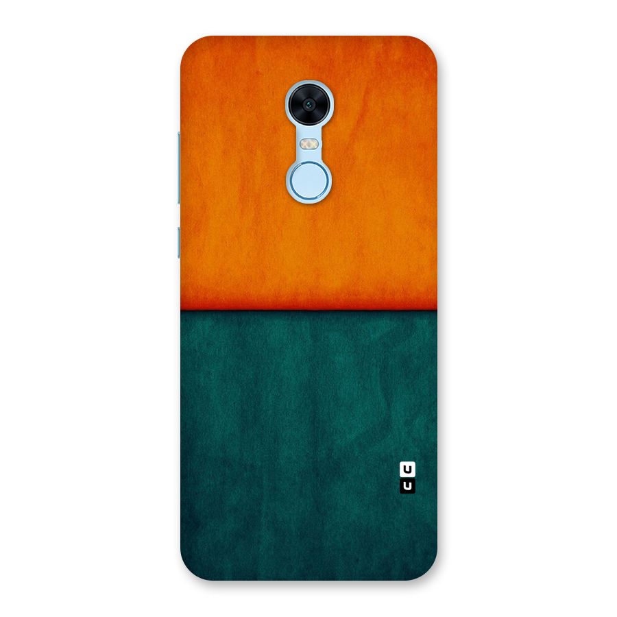 Orange Green Shade Back Case for Redmi Note 5