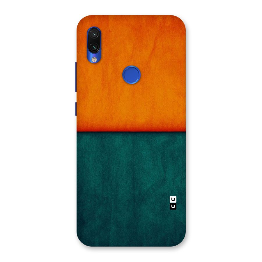 Orange Green Shade Back Case for Redmi Note 7S