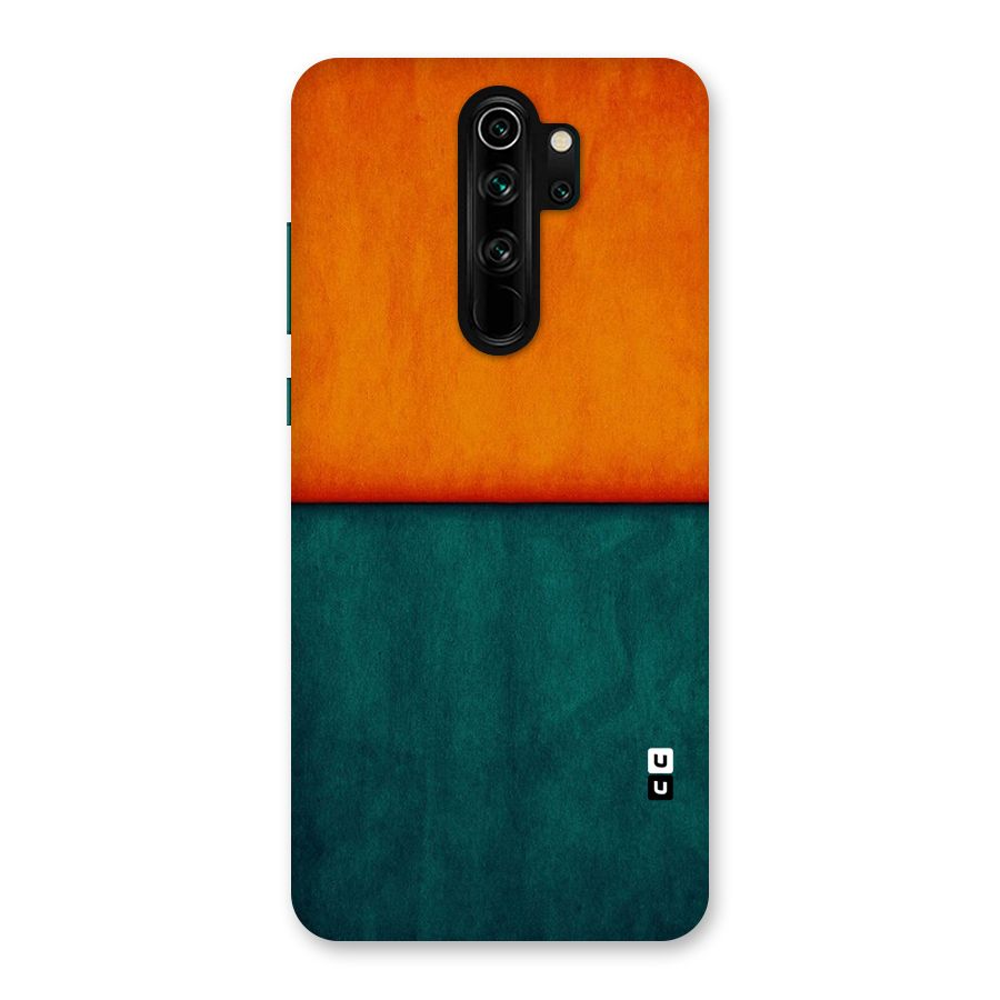 Orange Green Shade Back Case for Redmi Note 8 Pro