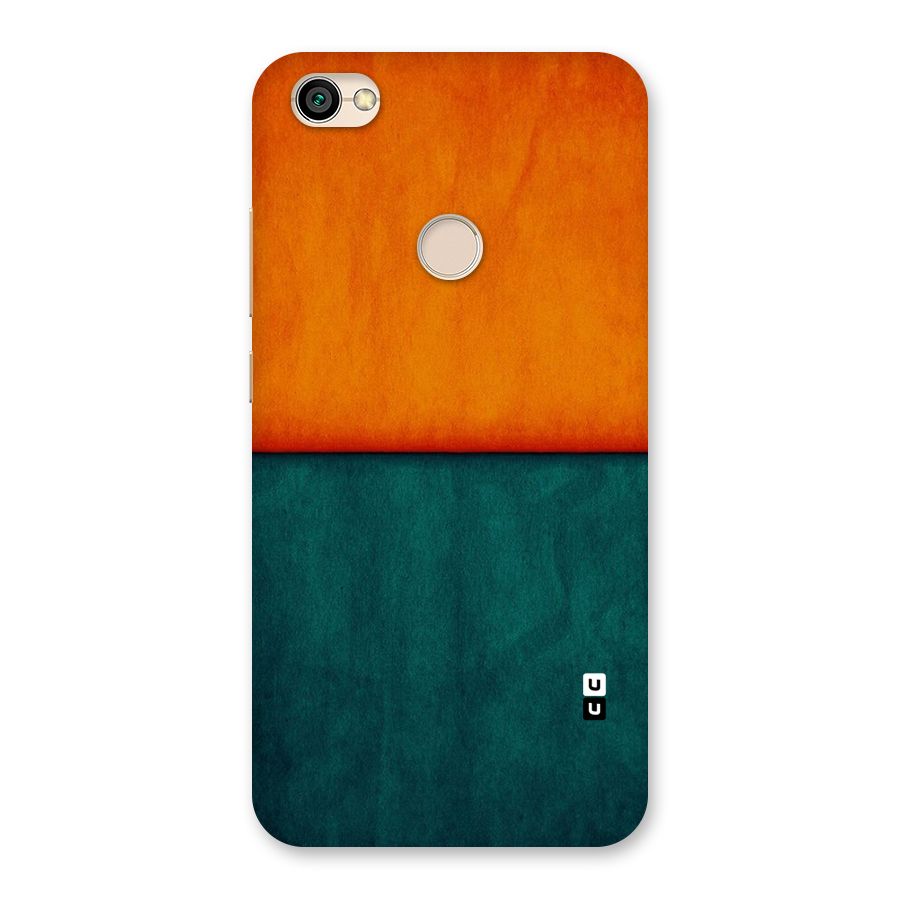 Orange Green Shade Back Case for Redmi Y1 2017