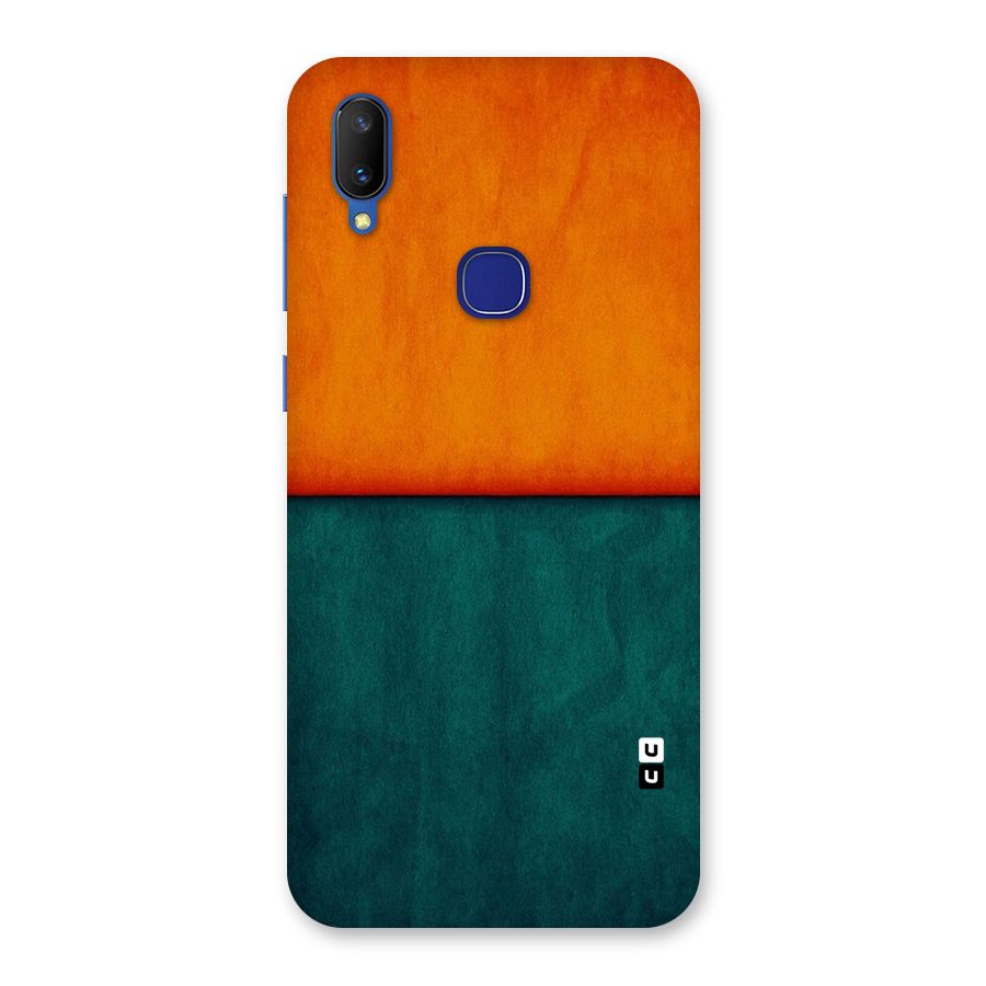 Orange Green Shade Back Case for Vivo V11