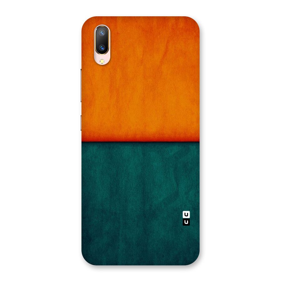Orange Green Shade Back Case for Vivo V11 Pro