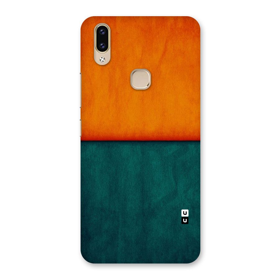 Orange Green Shade Back Case for Vivo V9 Youth