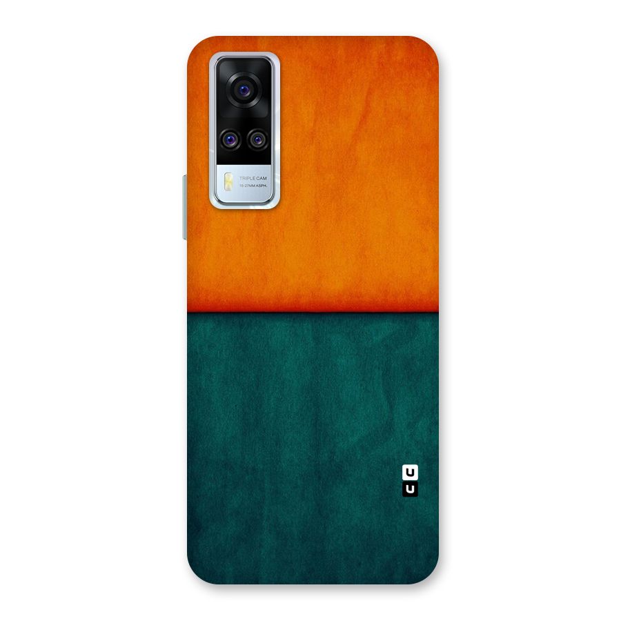 Orange Green Shade Back Case for Vivo Y31
