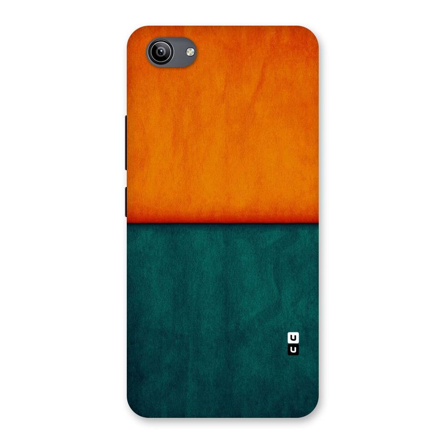 Orange Green Shade Back Case for Vivo Y81i