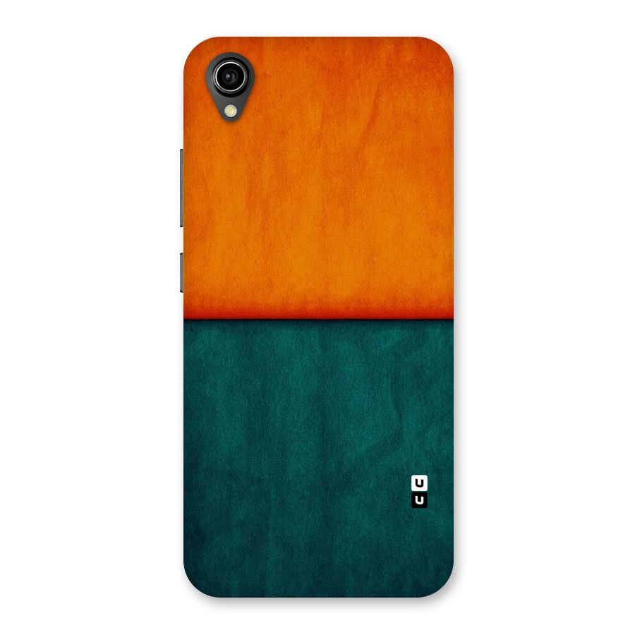 Orange Green Shade Back Case for Vivo Y90