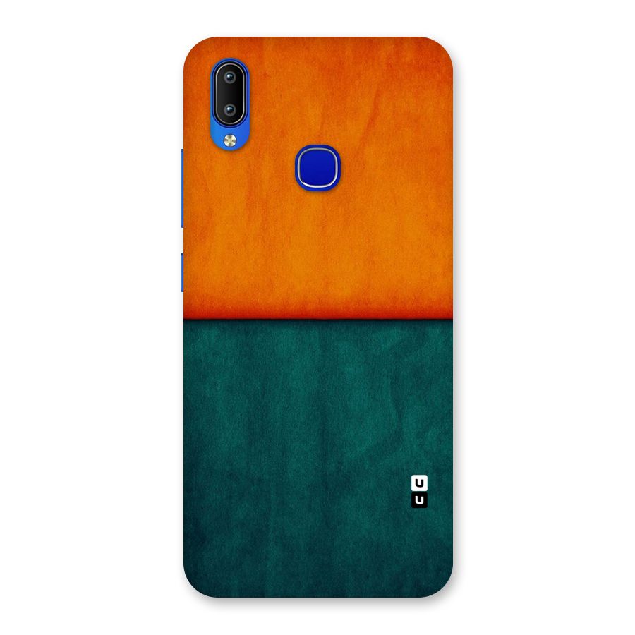 Orange Green Shade Back Case for Vivo Y91