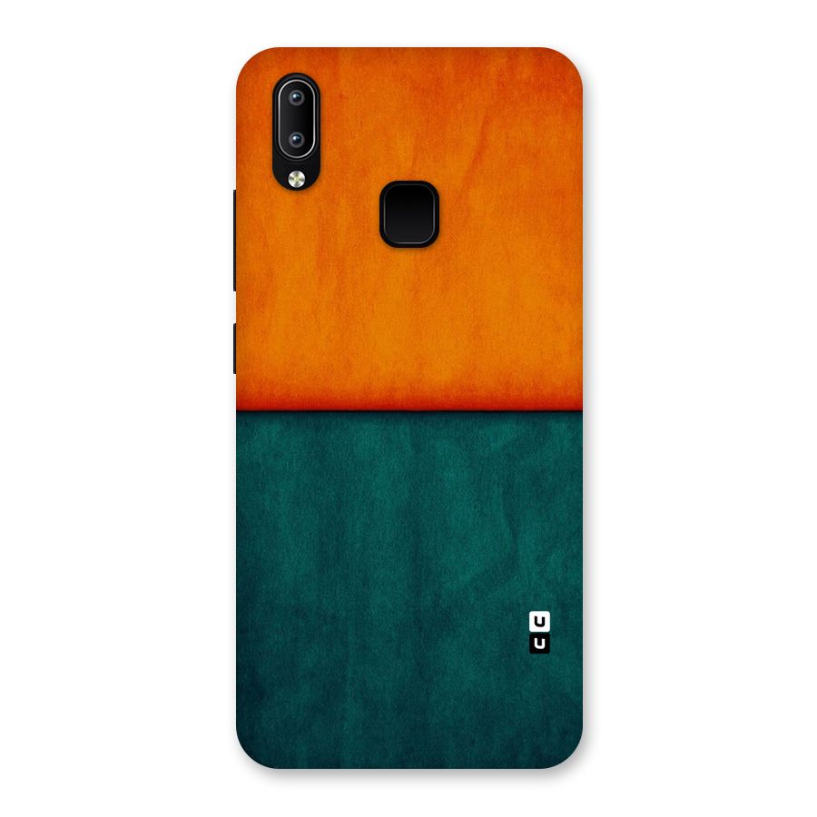 Orange Green Shade Back Case for Vivo Y93