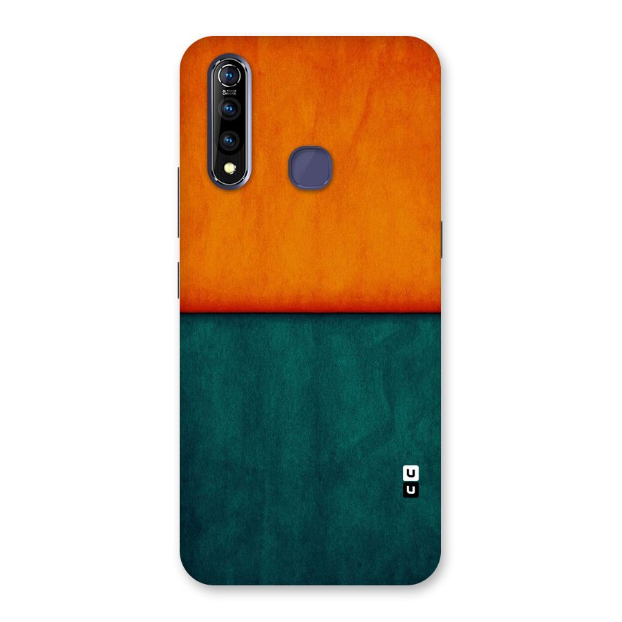 Orange Green Shade Back Case for Vivo Z1 Pro