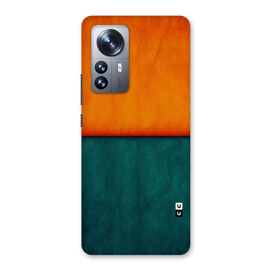 Orange Green Shade Back Case for Xiaomi 12 Pro