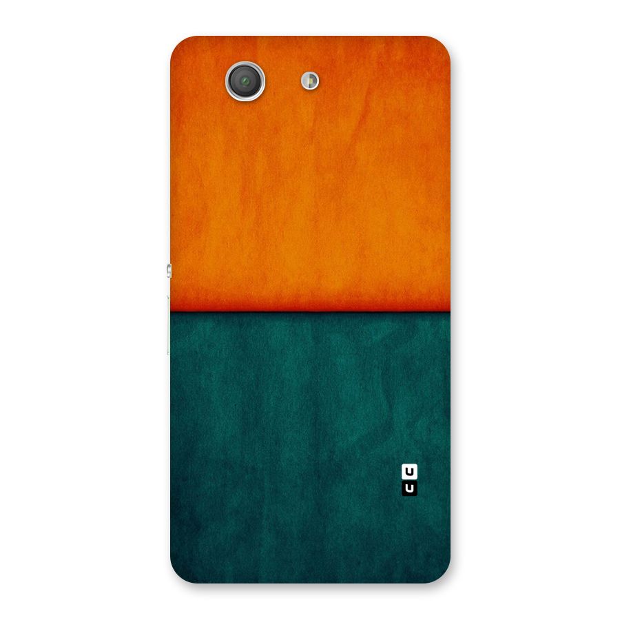 Orange Green Shade Back Case for Xperia Z3 Compact