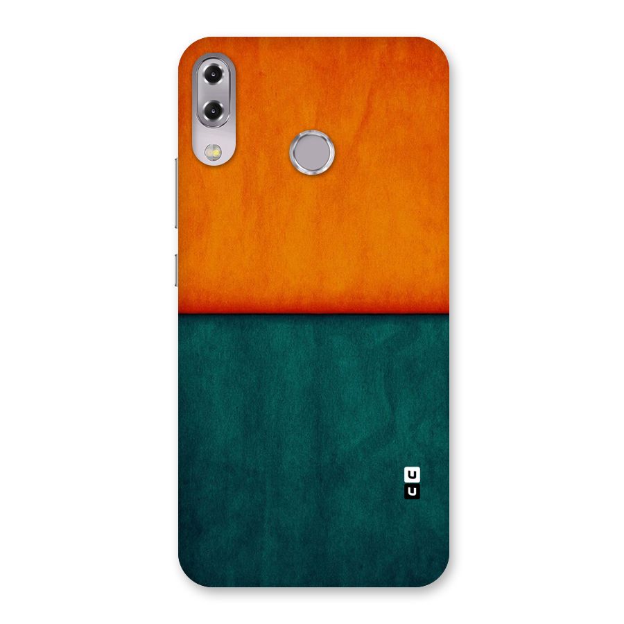 Orange Green Shade Back Case for Zenfone 5Z