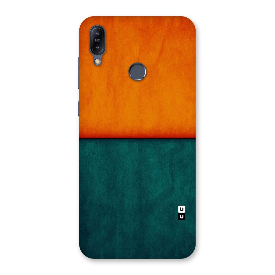 Orange Green Shade Back Case for Zenfone Max M2