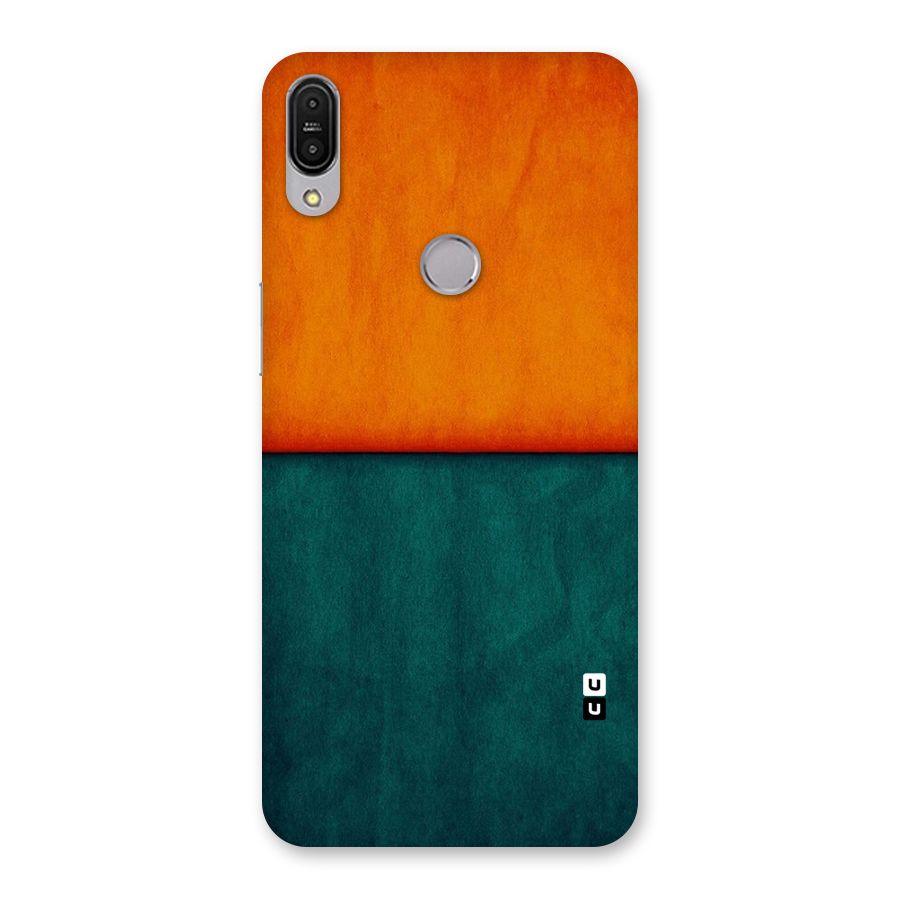 Orange Green Shade Back Case for Zenfone Max Pro M1