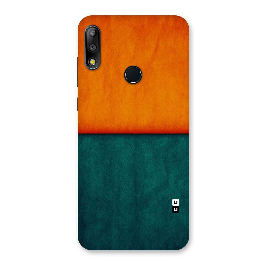 Orange Green Shade Back Case for Zenfone Max Pro M2