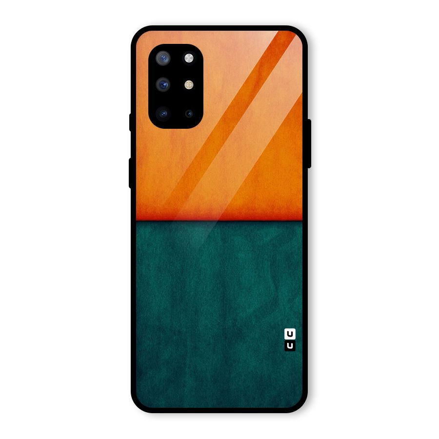 Orange Green Shade Glass Back Case for OnePlus 8T