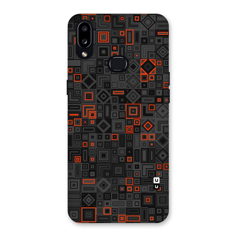 Orange Shapes Abstract Back Case for Galaxy A10s