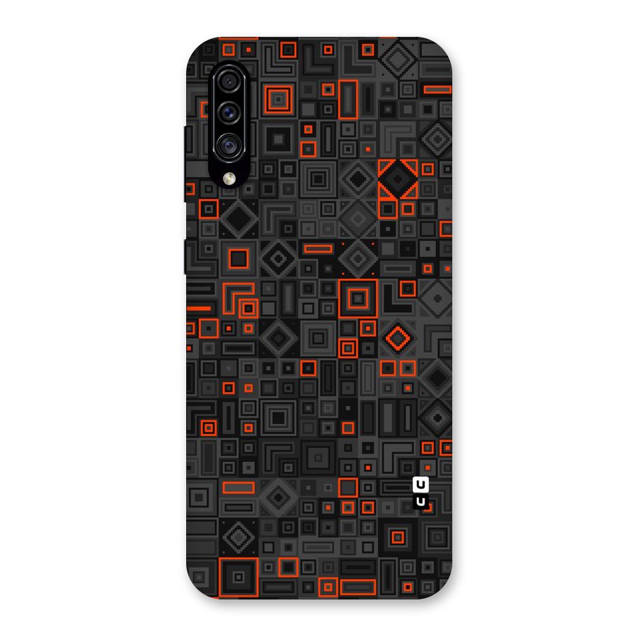 Orange Shapes Abstract Back Case for Galaxy A30s