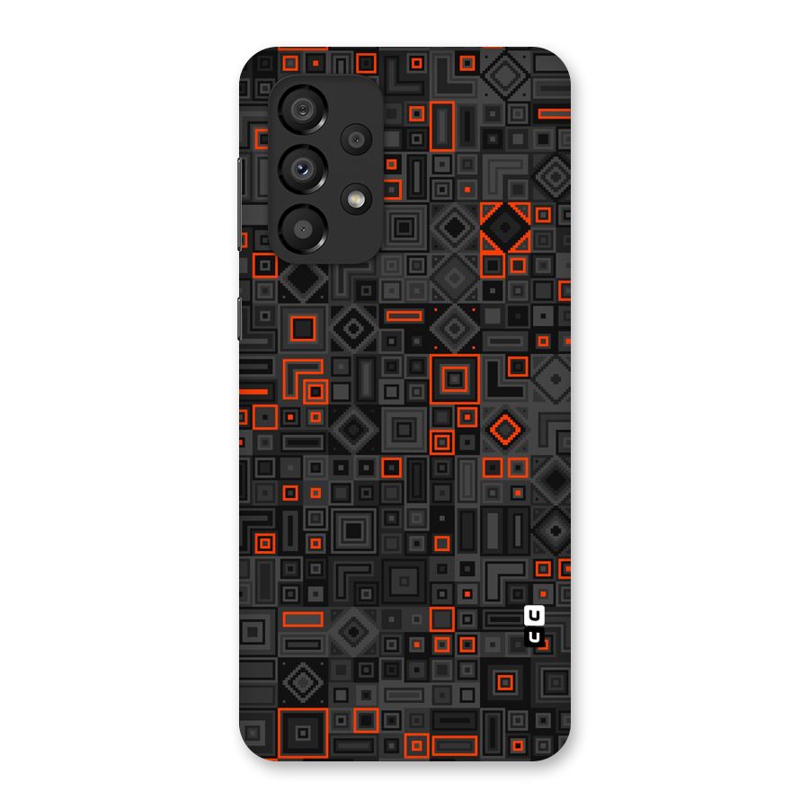 Orange Shapes Abstract Back Case for Galaxy A33 5G