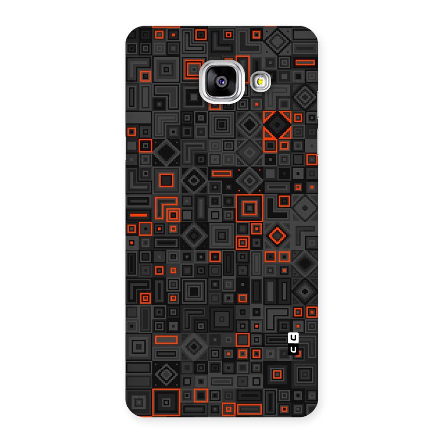 Orange Shapes Abstract Back Case for Galaxy A5 2016