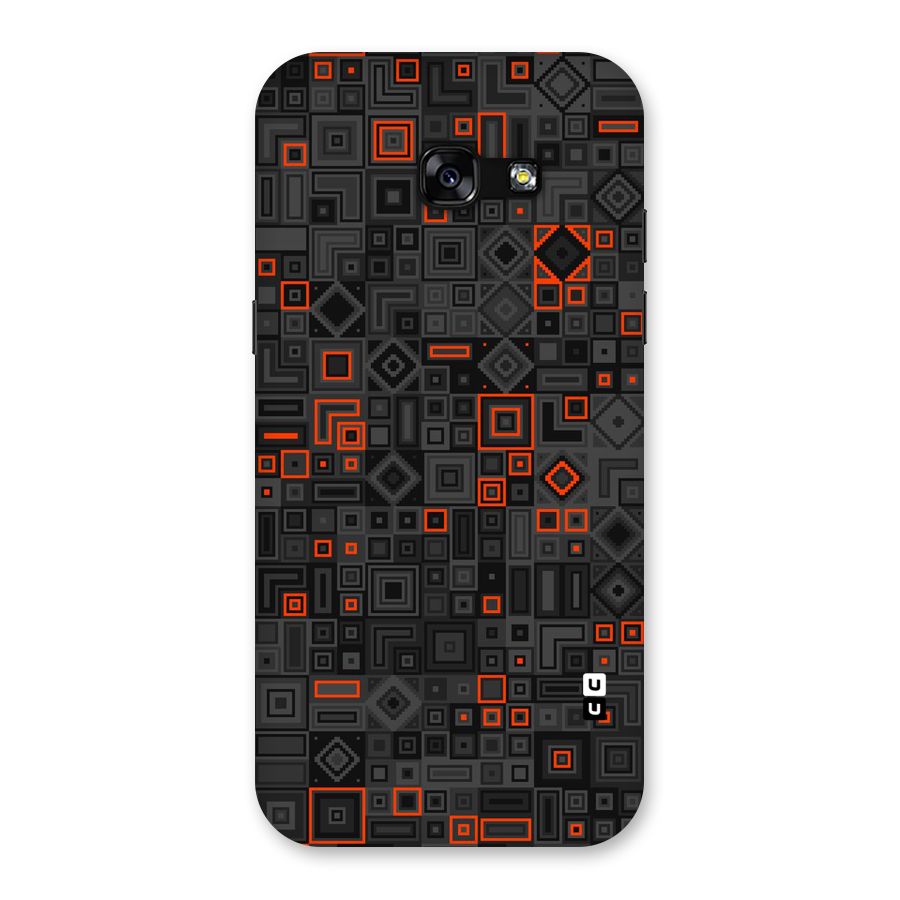 Orange Shapes Abstract Back Case for Galaxy A5 2017
