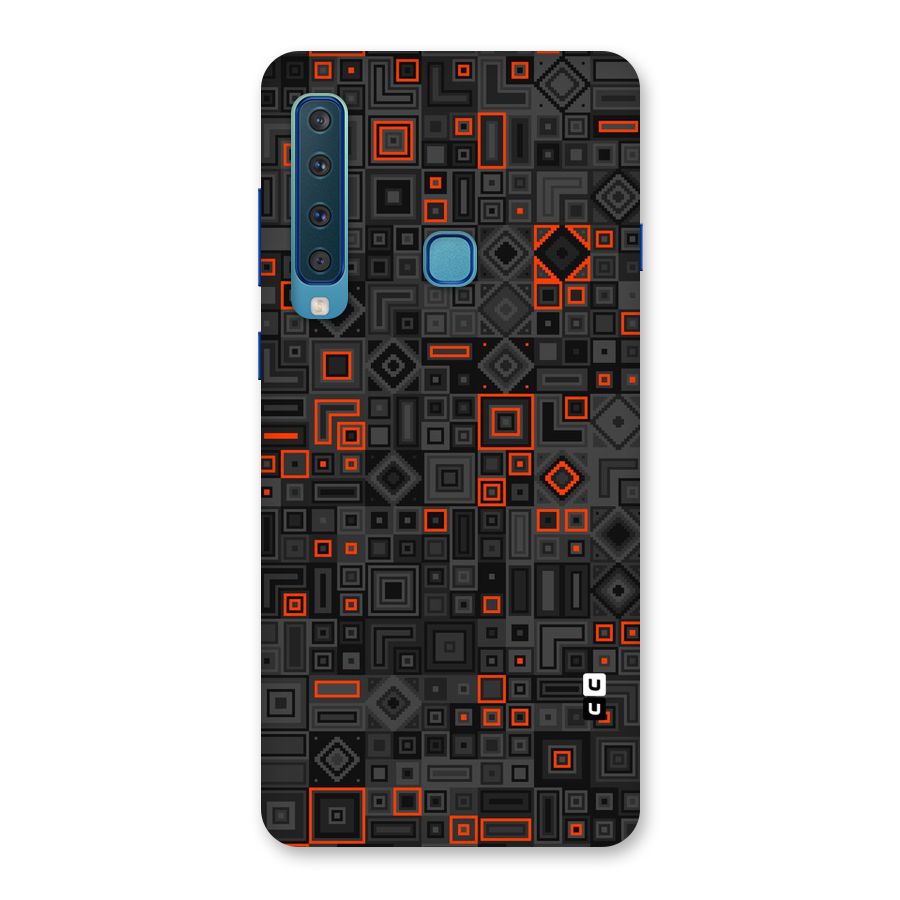 Orange Shapes Abstract Back Case for Galaxy A9 (2018)