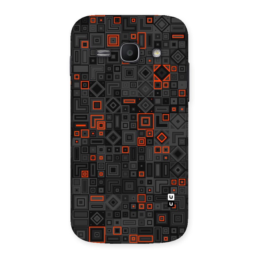 Orange Shapes Abstract Back Case for Galaxy Ace 3