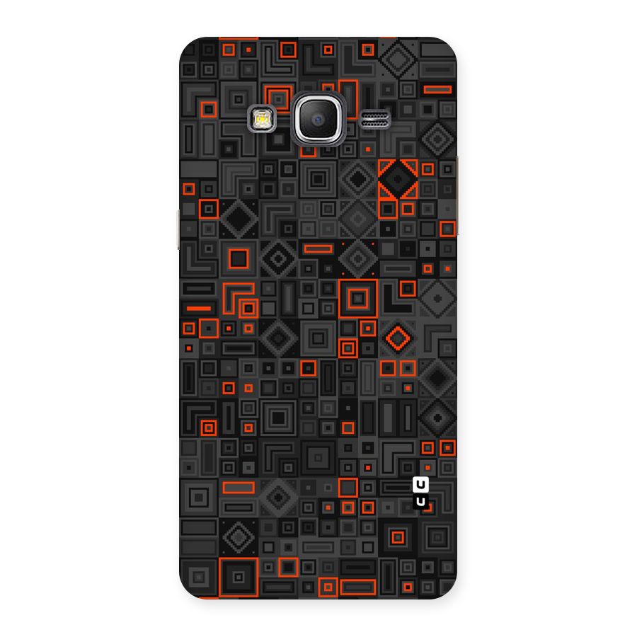 Orange Shapes Abstract Back Case for Galaxy Grand Prime