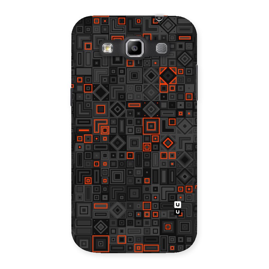 Orange Shapes Abstract Back Case for Galaxy Grand Quattro