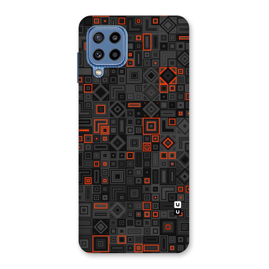 Orange Shapes Abstract Back Case for Galaxy M32