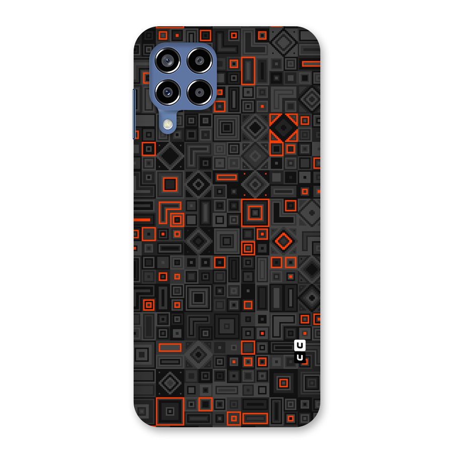 Orange Shapes Abstract Back Case for Galaxy M53 5G