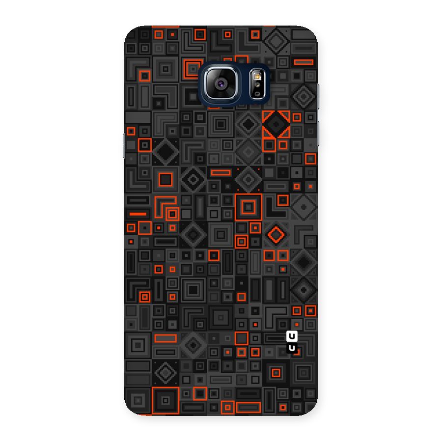 Orange Shapes Abstract Back Case for Galaxy Note 5