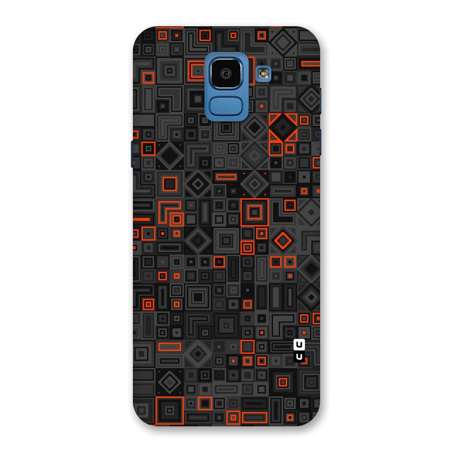 Orange Shapes Abstract Back Case for Galaxy On6